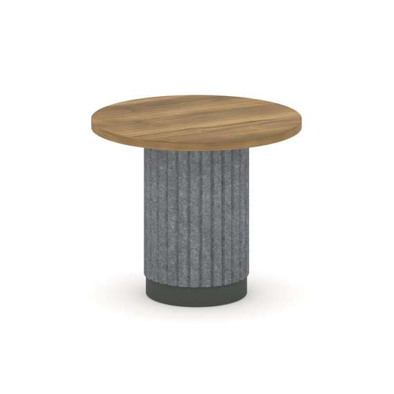 Felto Стол журнальный круглый D=600 PR.C.SPRG-008.D Сандал Янтарный/Металл Антрацит/Морская Галька 6