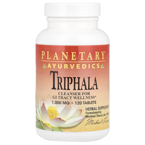 Planetary Herbals, Ayurvedics, трифала, 120 таблеток