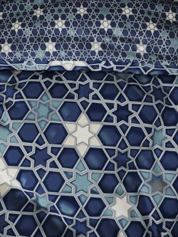 Постельное белье перкаль Сказка "Мозаика/Мозаика (компаньон)" 1,5-сп Наволочка 50х70 см 1 шт Простынь 150x215 см Пододеяльник 145x215 см