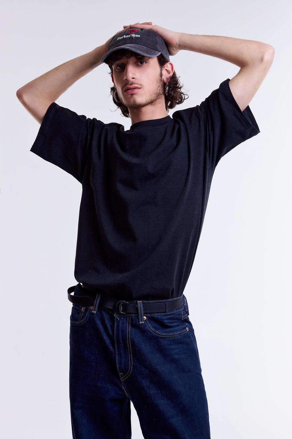 Футболка Гербарий БЛАНК Меланж Темно-Серая