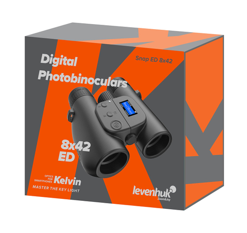 Фотобинокль цифровой Levenhuk Kelvin Snap ED 8x42