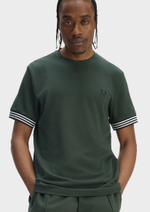 Футболка FRED PERRY Striped Cuff T-Shirt