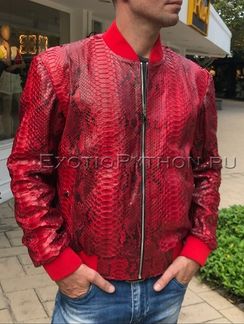 Куртка из кожи питона JT-87