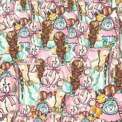 Акварельный мишка