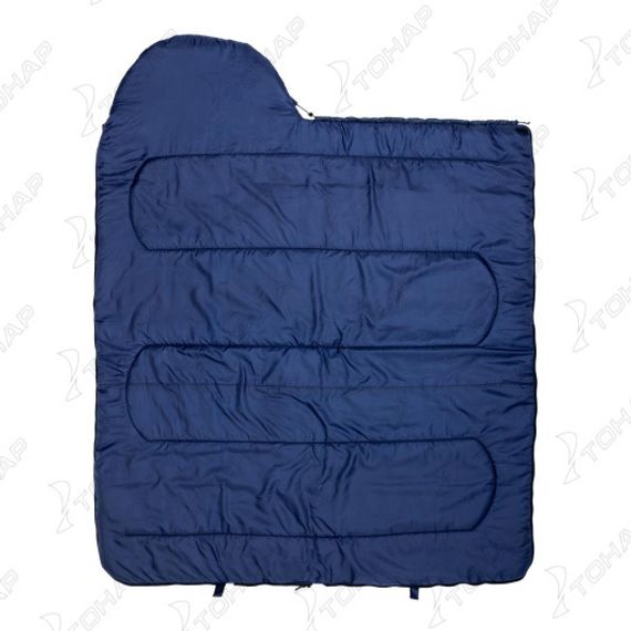 Спальный мешок FUJI Wide 300 (220х90, синтепон, синий) (T-HS-SB-FW-300) Helios