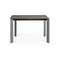 Стол Atta 120 (180) x80 антрацит керамика Vulcano Ash