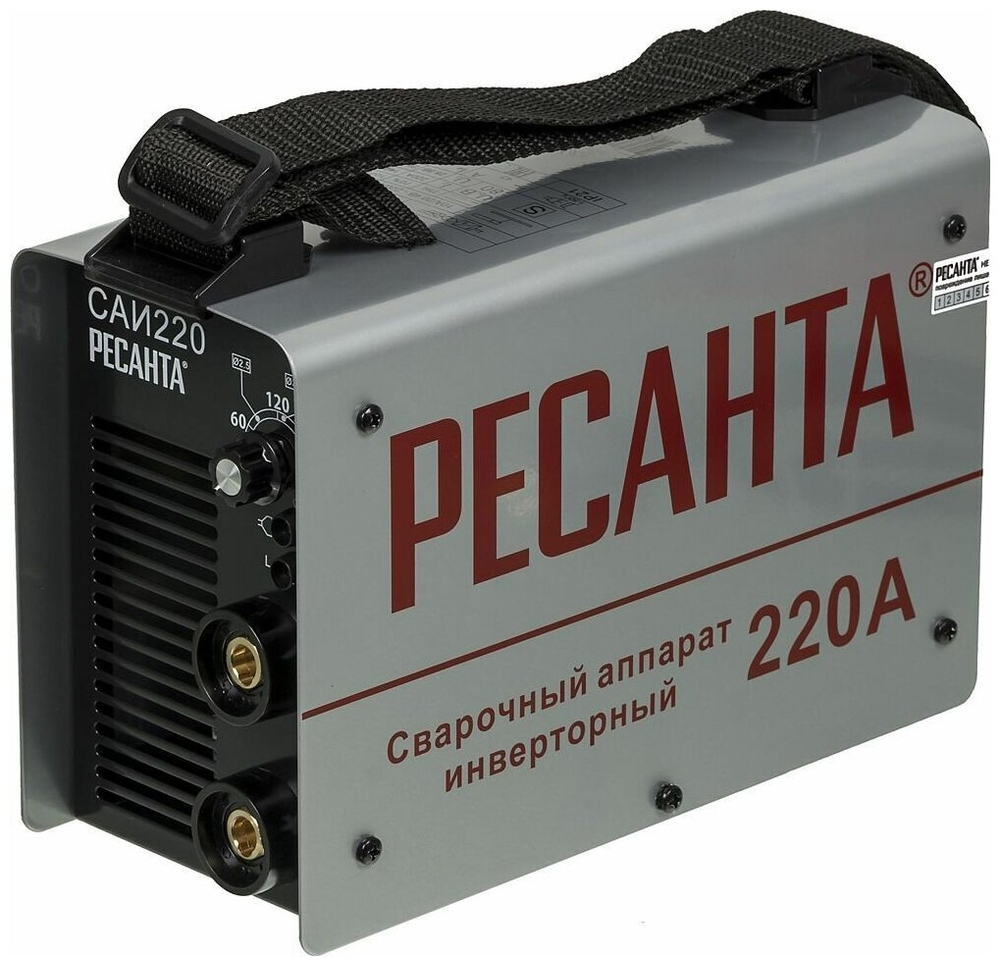 Сварочный аппарат инверторный Ресанта САИ-220 (ММА, 220 А, ПВ - 70%, кейс)