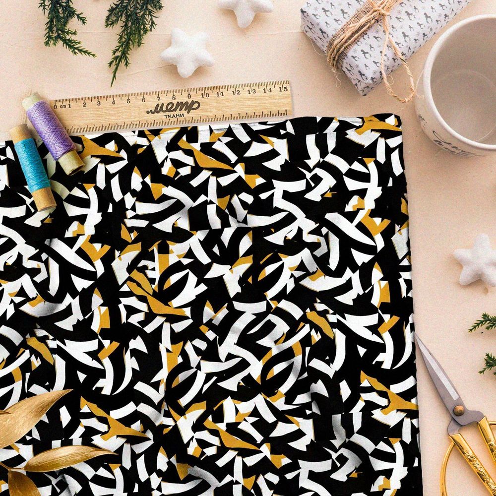 Ткань премиум дюспо винтажный ретро