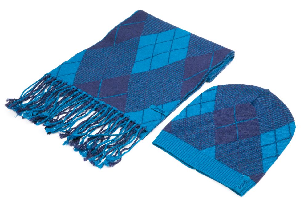 Комплект Snapp: шапка и шарф (ультра синий)