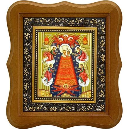 Прибавление ума (Подательница ума). Икона Божьей Матери на холсте.