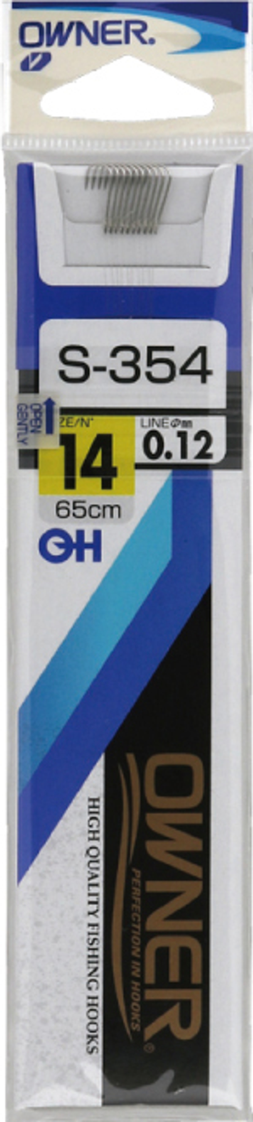 Крючок с поводком Owner S-354 20-0.08