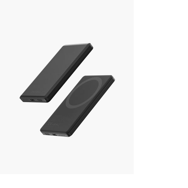 Ультратонкий внешний аккумулятор Energea Alupac Mini 5K, 5000MAH MAGSAFE, Черный | Gunmetal Black