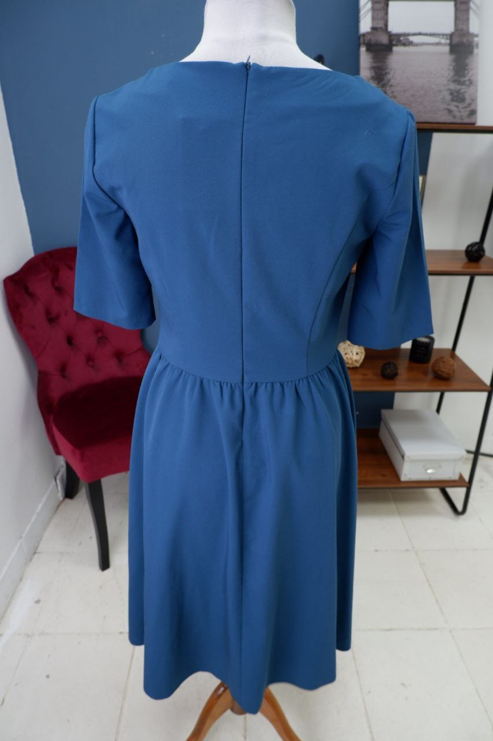 Платье Colambetta  лазурное 48 размер