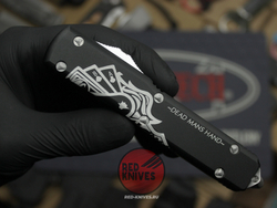 Нож Microtech Ultratech "Dead Man's Hand" S/E A+++ (Правый) - клинок апокалиптик