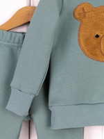 Костюм утепленый на футере для мальчика "Мишка"