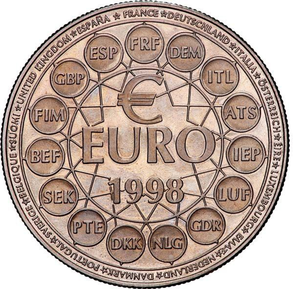 France, ECU Europa Commemorative Coin, 1998