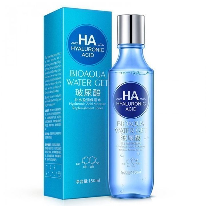 Тонер BioAqua Hyaluronic Acid Увлажняющий гиалуроновый Water Get, 150 мл