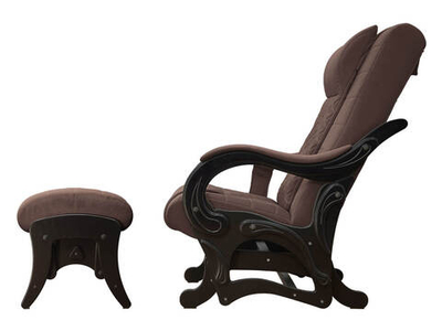 Массажное кресло качалка с пуфиком FUJIMO SAKURA PLUS F2005 FVXP ваниль, терра,грэйси.