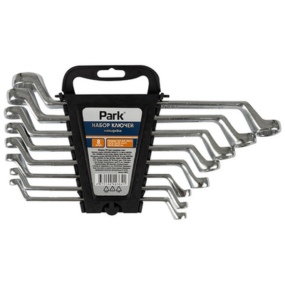 Набор накидных ключей Park 8шт CrV. 105075-SK