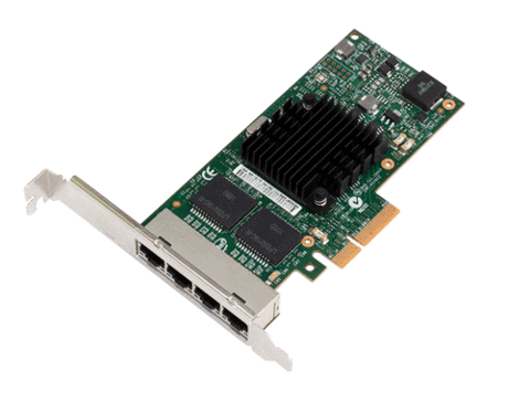 Сетевой адаптер Dell 0K9CR1 Intel I350-T4 QP Adapter