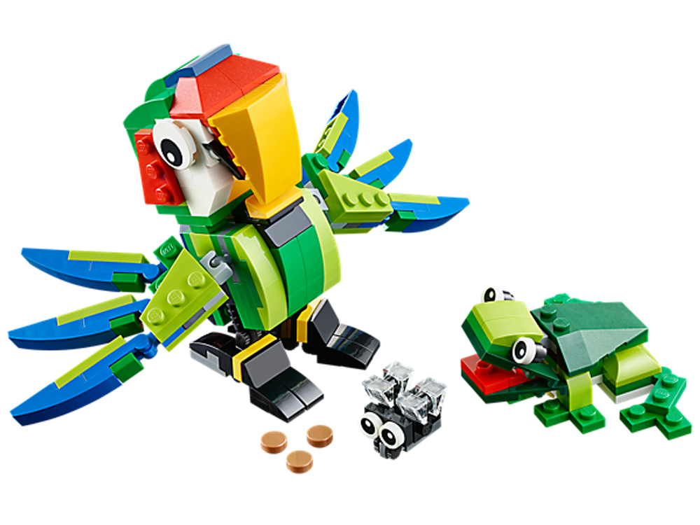 LEGO Creator: Животные джунглей 31031 — Rainforest Animals — Лего Креатор Создатель