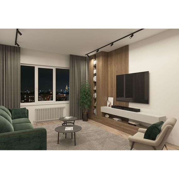 Трековый светильник Denkirs Solid Tube DK6202-BK