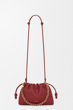 Loewe Сумка Flamenco среднего размера из мягкой кожи ягненка наппа, красный