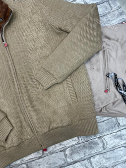 Кардиган с мехом Kiton