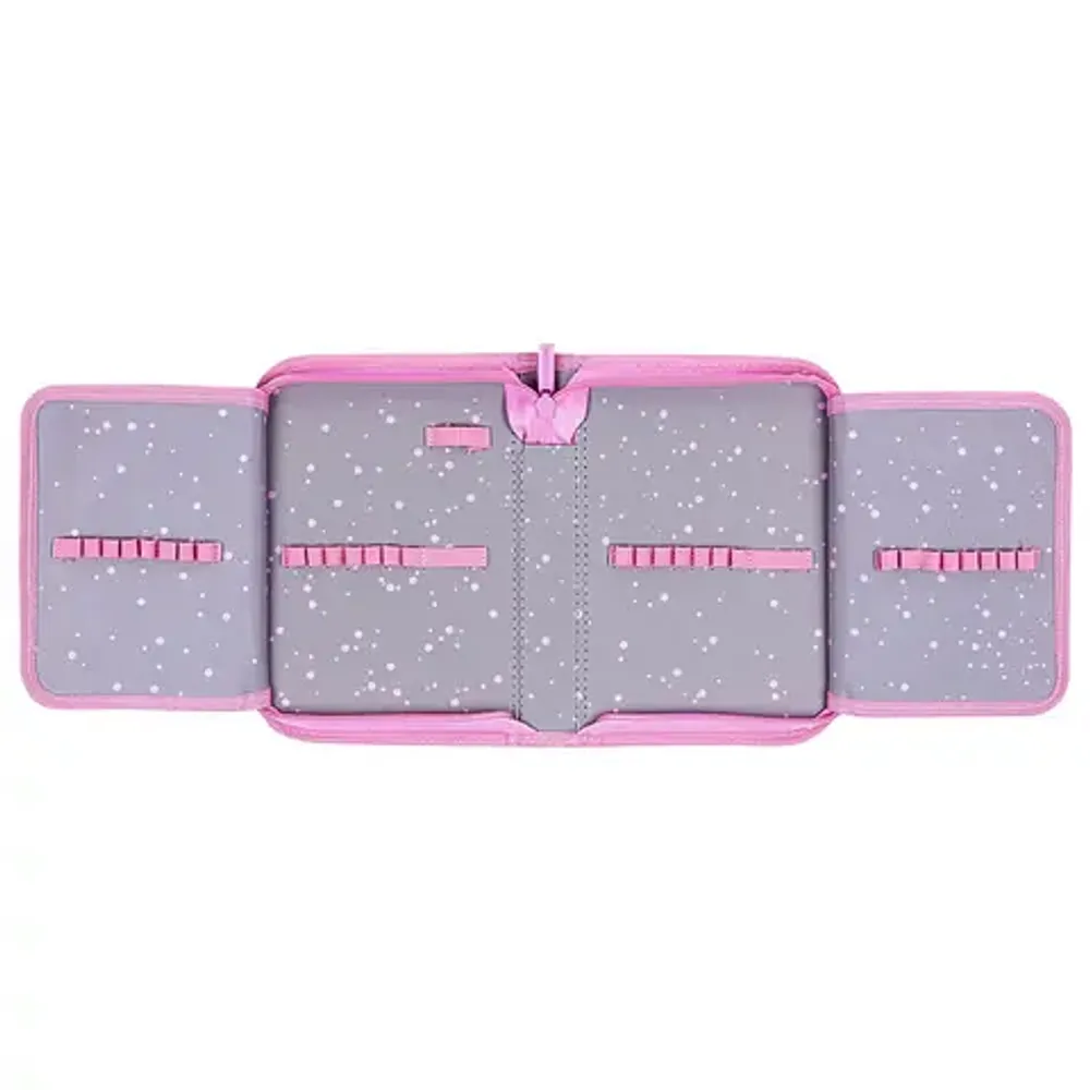 Пенал 1 отделение 210*140 Brauberg Elegant cat, 2 откидные планки, ткань