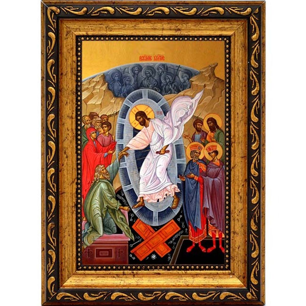 Воскресение Христово. Иона на холсте.