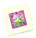 Наименование:"Открытка "Подарочная""¶Артикул:№1609АС¶Каталог: 29¶Нитки: мулине (СПб)¶Цветов: 3¶Игла: