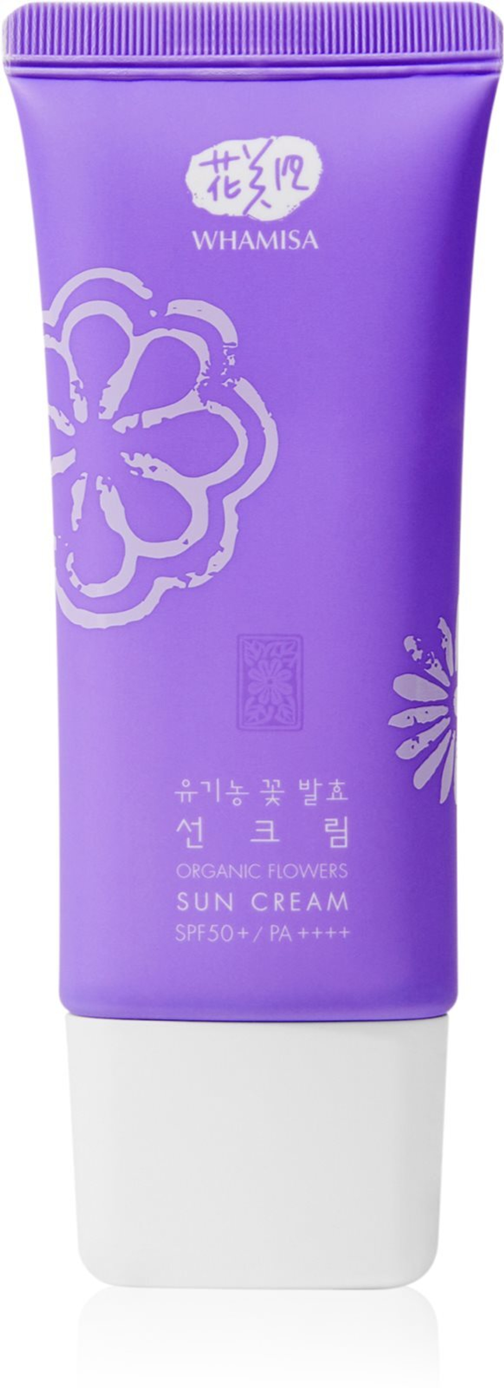 WHAMISA Organic Flowers Sun Cream - Солнцезащитный крем SPF 50+ /   60  g  / GTIN 8809403815158
