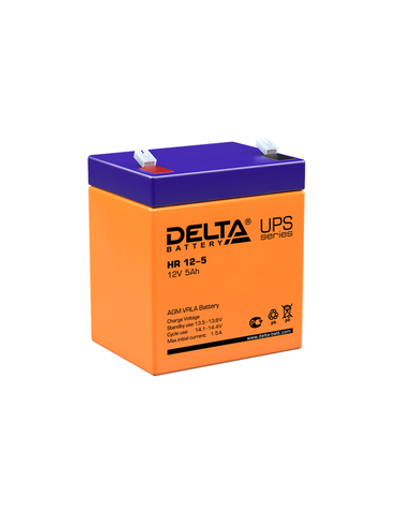 Delta Аккумуляторная батарея для ИБП HR 12-5 (12V/5Ah)