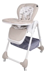 Стул детский для кормления COSTA Mia (БЕЖЕВЫЙ/Pink MI-02)