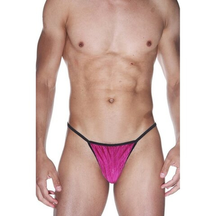 Мужские трусы стринги фуксия LaBlinque LB15568
