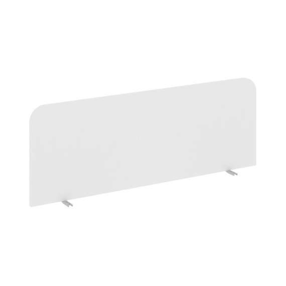 Настольный Экран фронтальный UNE.DEKRF-300 Белый/Металл Серый 780*18*325