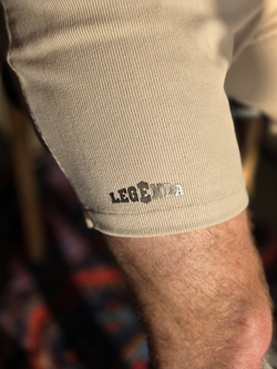Шорты повседневные Casual Legenda бежевые