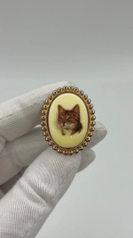 Накладка на пуговицу Кот NONY