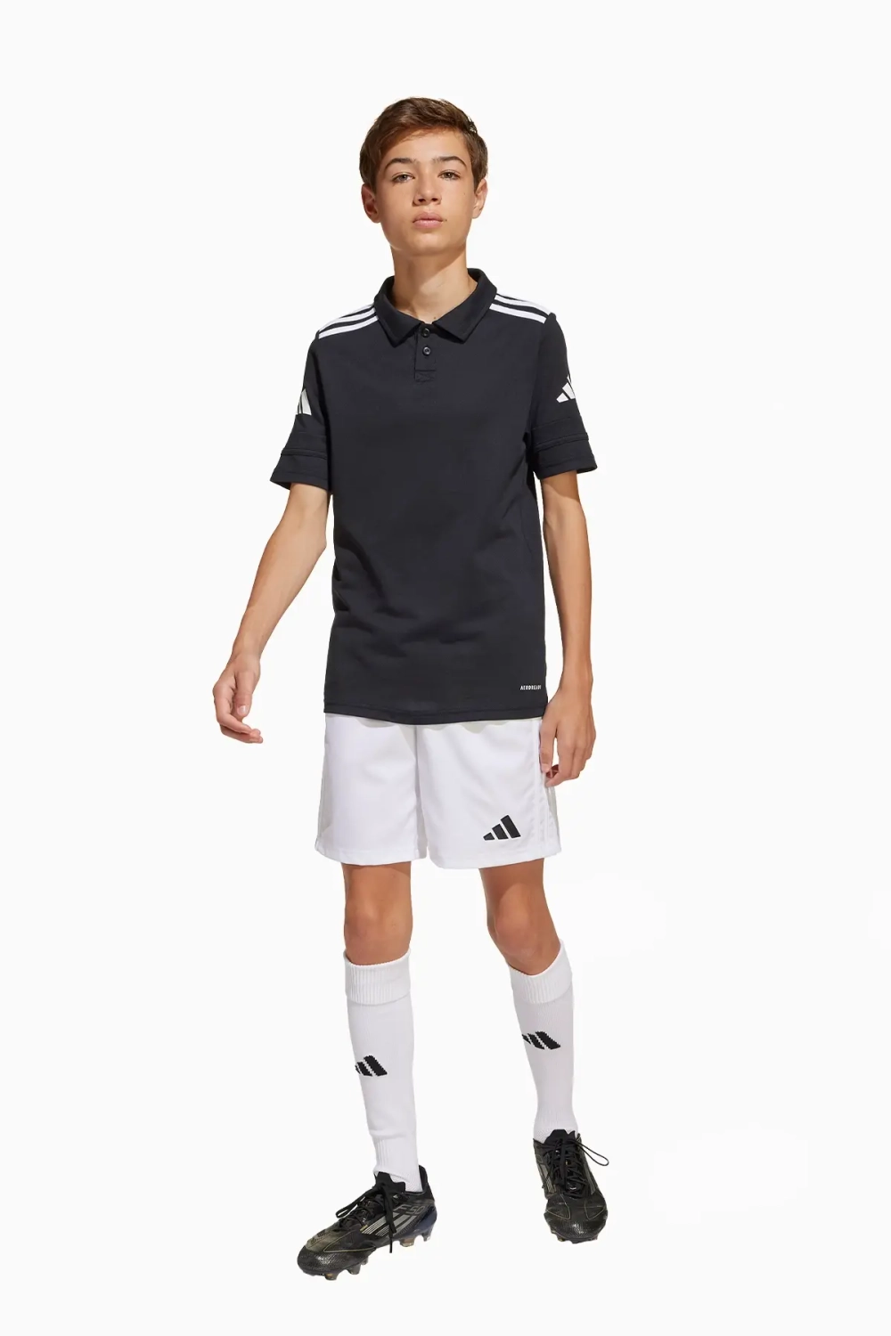 Футболка adidas Squadra 25 Polo Junior - черный