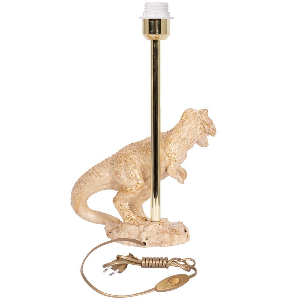 Настольная лампа Динозавр Тирекс Айвори с абажуром 38 Айвори