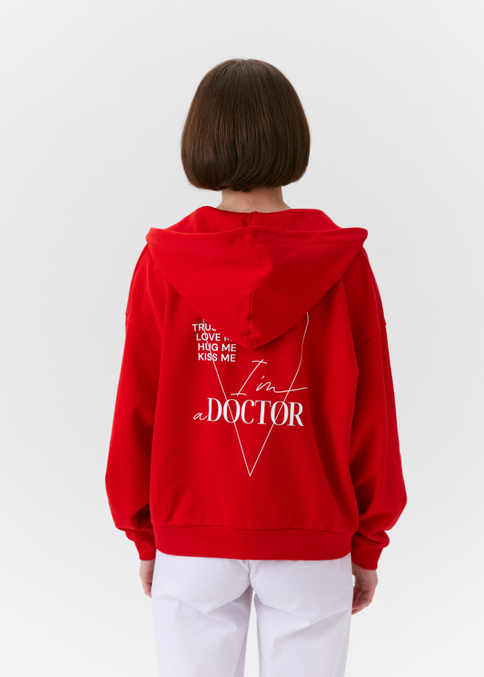 Худи унисекс Nebbia, красный