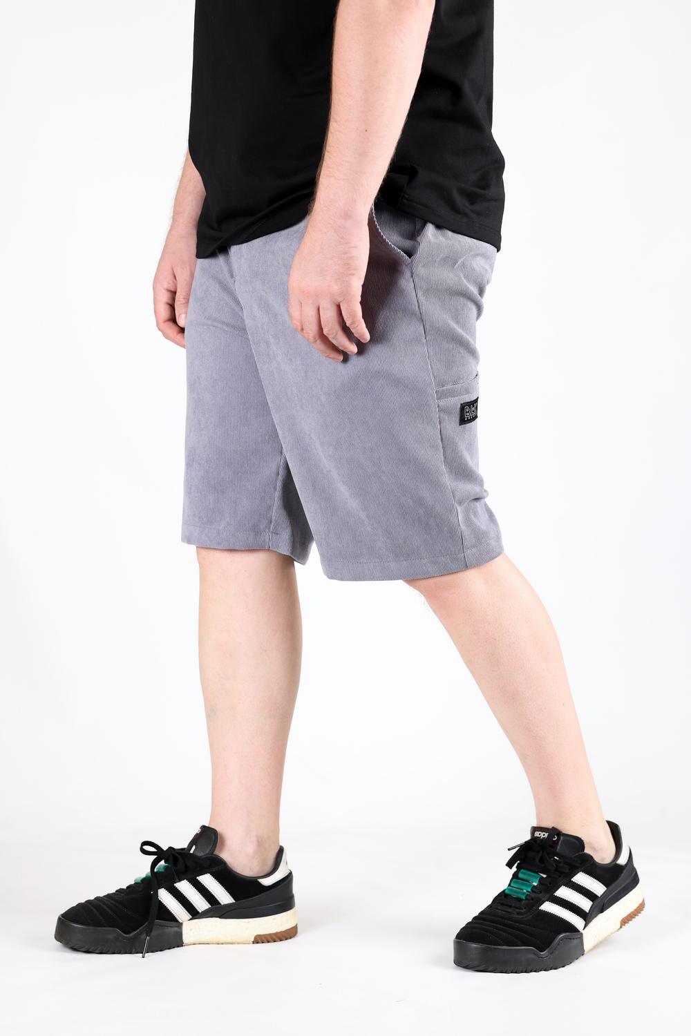 Шорты BLK CROWN Мендоса Вельвет Серый