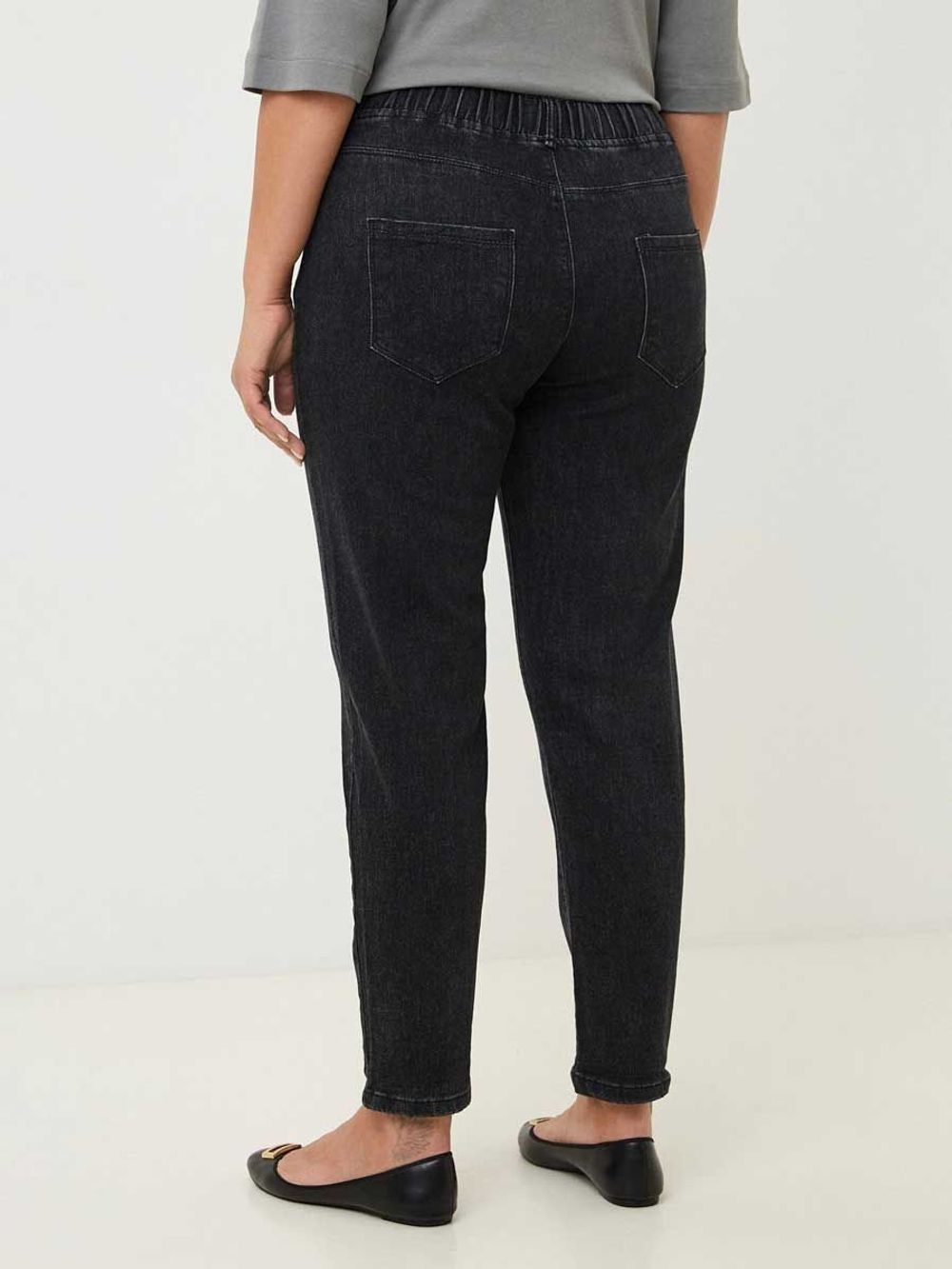 Джинсы на резинке больших размеров