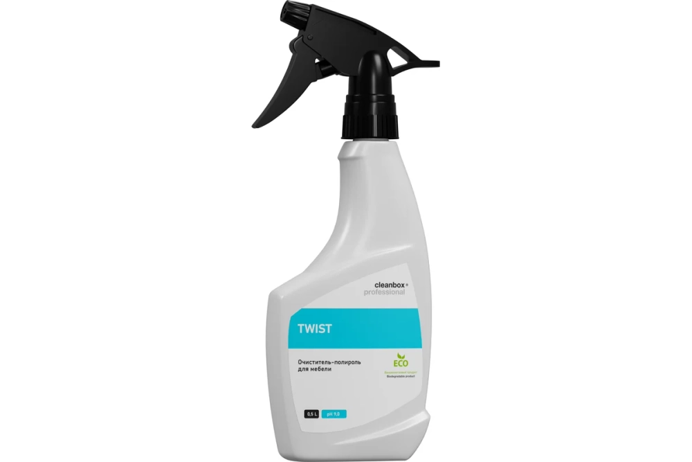 Очиститель - полироль для мебели CleanBox TWIST (0,5кг/0,5л по 16) триггер, 132505