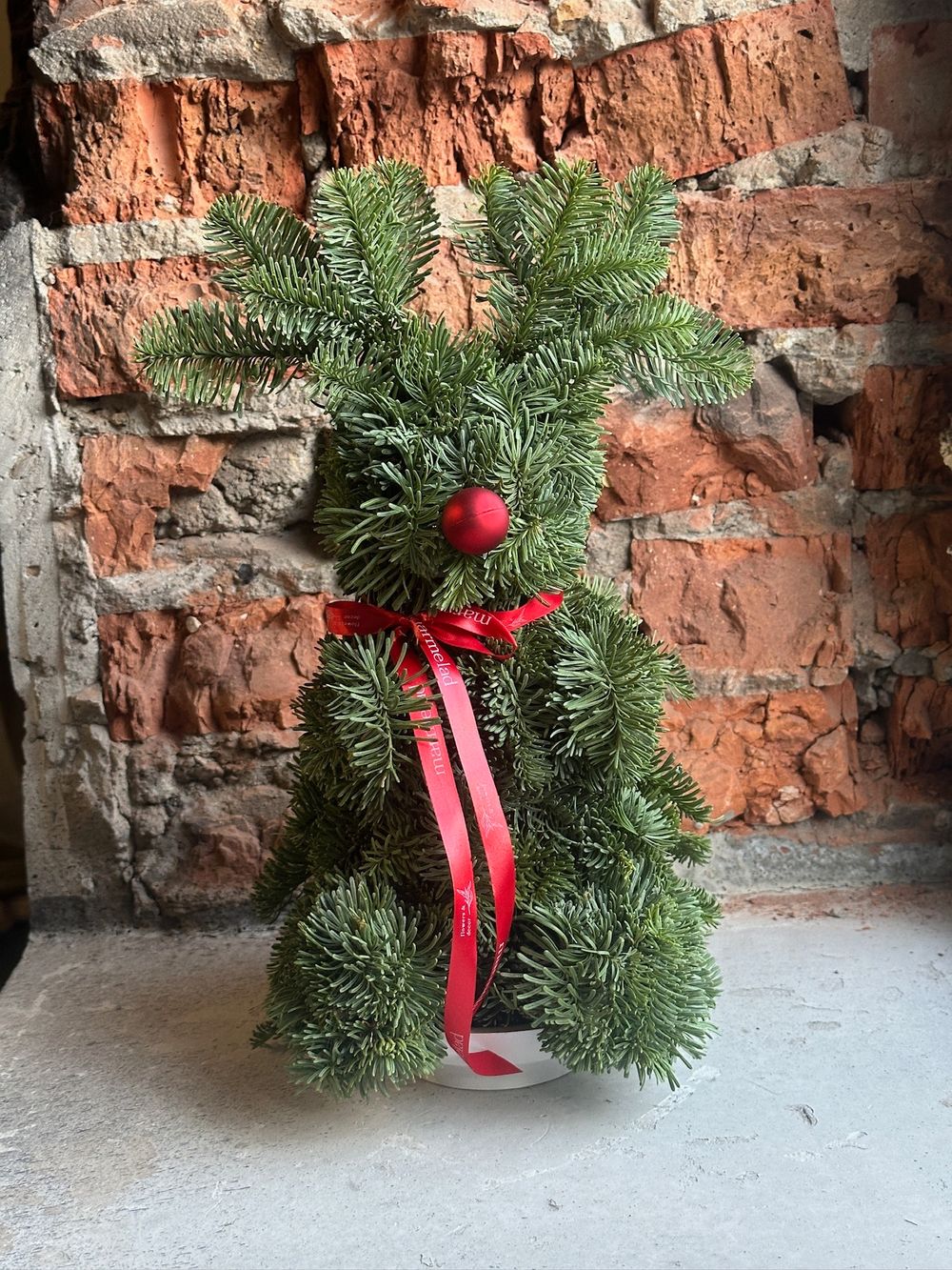 Рождественский олень из нобилиса h-35 см