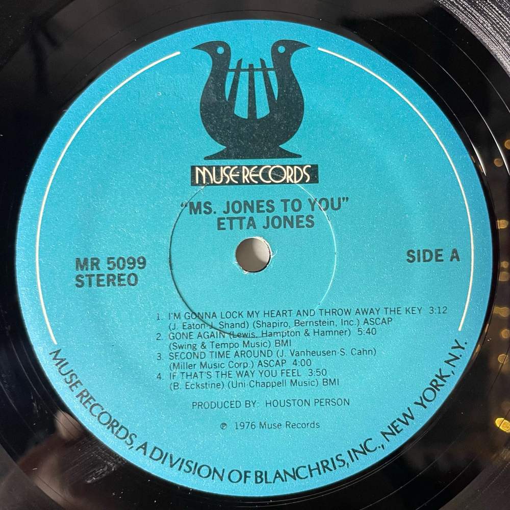 Винтажная виниловая пластинка LP Etta Jones Ms Jones To You (USA 1976)