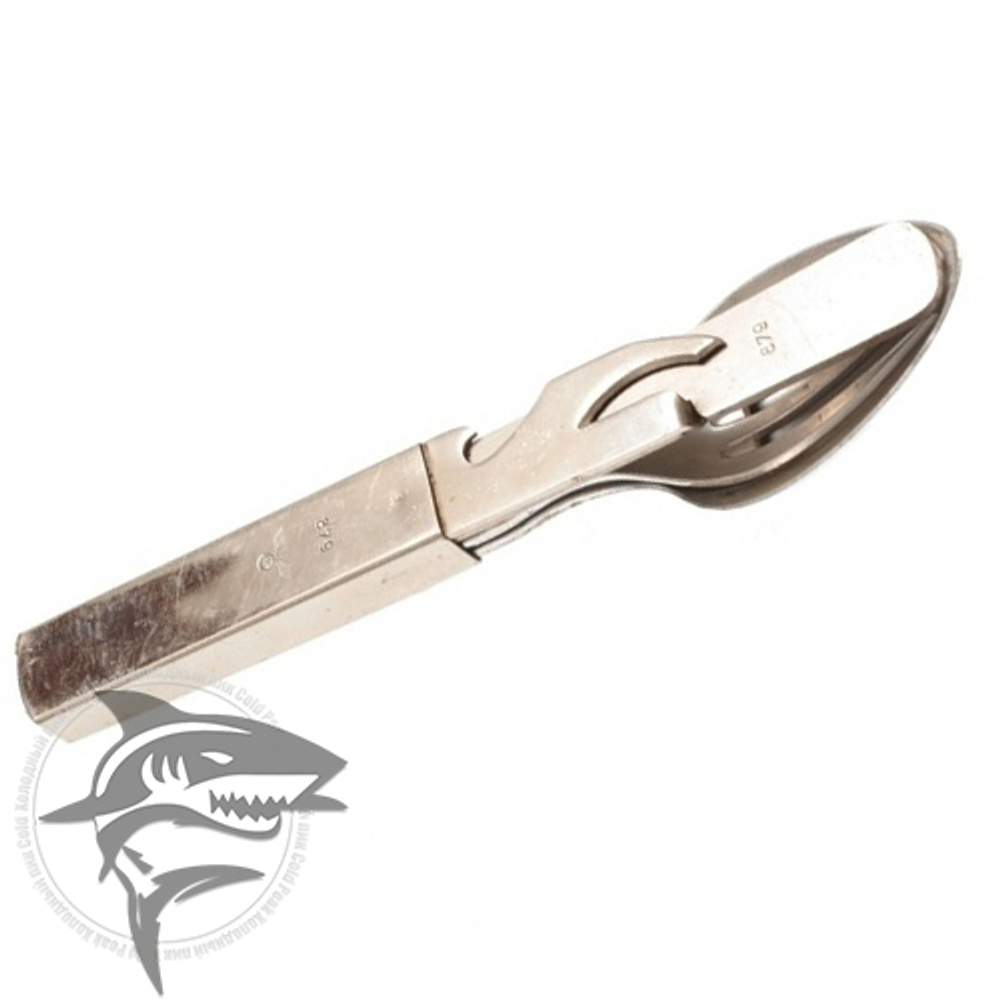 Набор столовый армейский 3 предмета: вилка, ложка, открывалка (консервы, бутылки), алюминий ОРИГИНАЛ ВС РФ