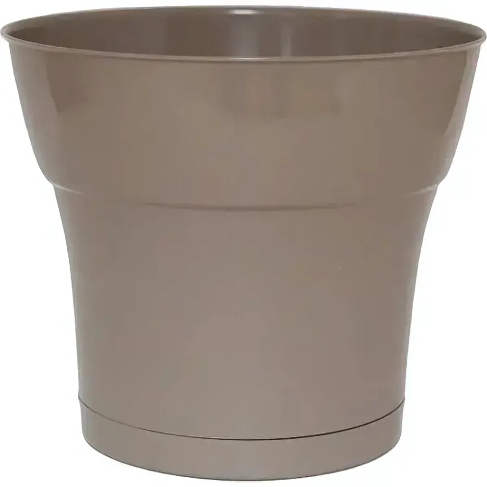 Горшок Тоскана, D17, 2,25 л, фраппе с поддоном