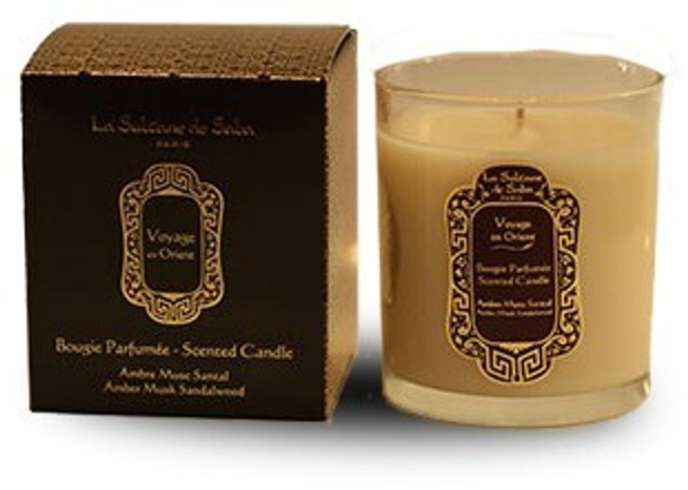 La Sultane de Saba Свеча ароматическая Амбра/Мускус/Сантал 165 гр