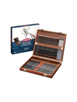 Набор карандашей в подарочной деревянной коробке Derwent Sketching 48 ш